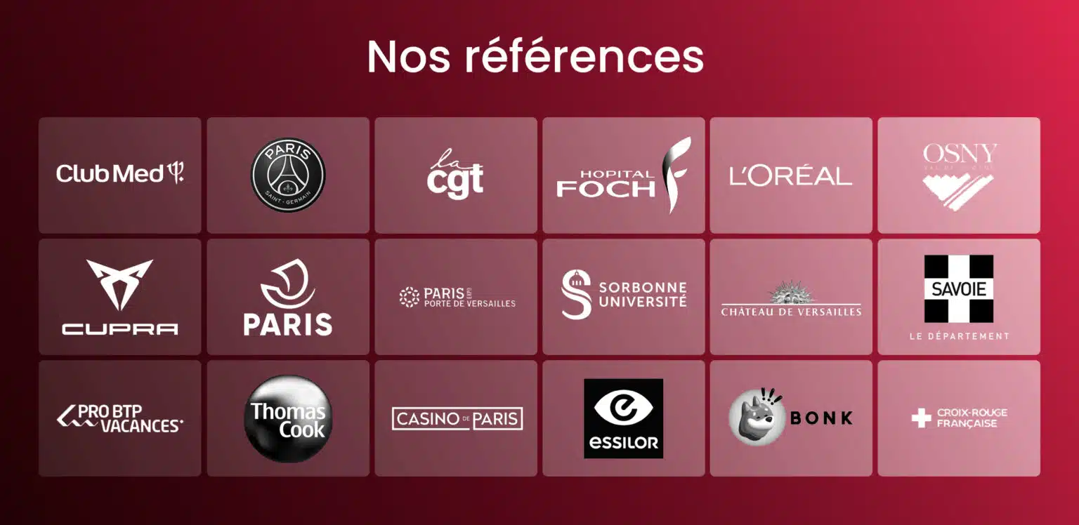 références M Events