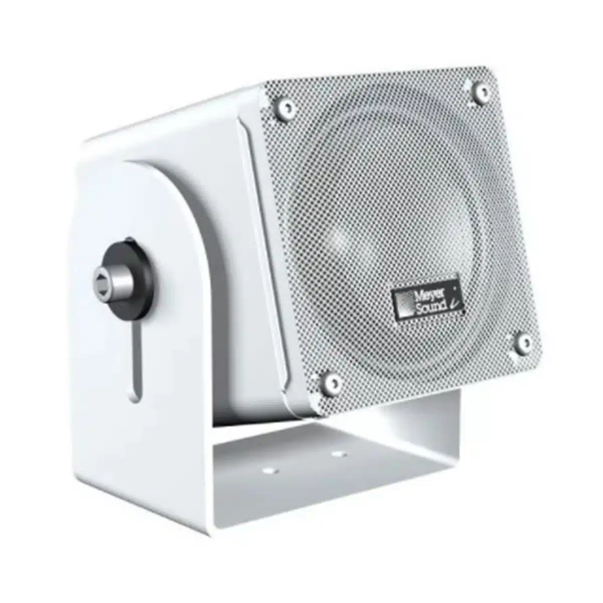 Enceinte amplifiée Meyer Sound MM-4XP blanche avec lyre et boîtier BA1448