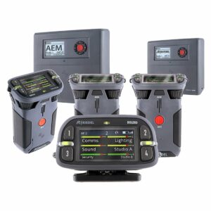 Système intercom HF Dect 4 postes Standalone Riedel Bolero livré avec une antenne