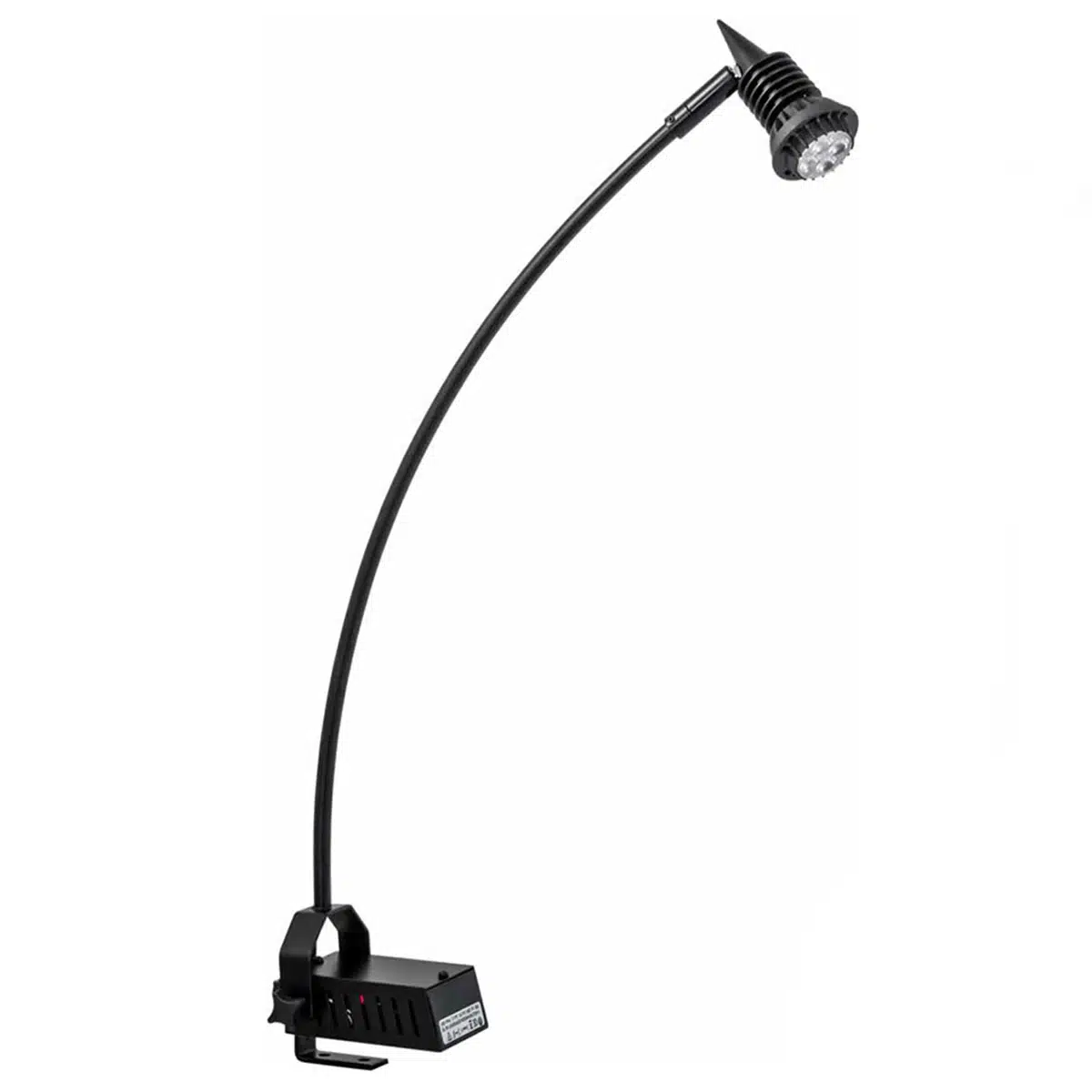 Projecteur spot tige courbée noir Expospot 50 TE